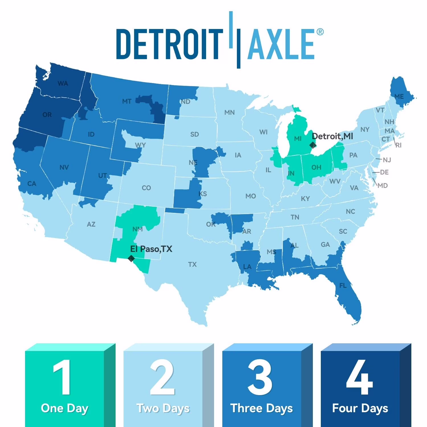Detroit Axle - Front Left Steering Knuckle & Wheel Hub Bearing Replacement for Ford Fusion Lincoln MKZ Zephyr Mercury Milan