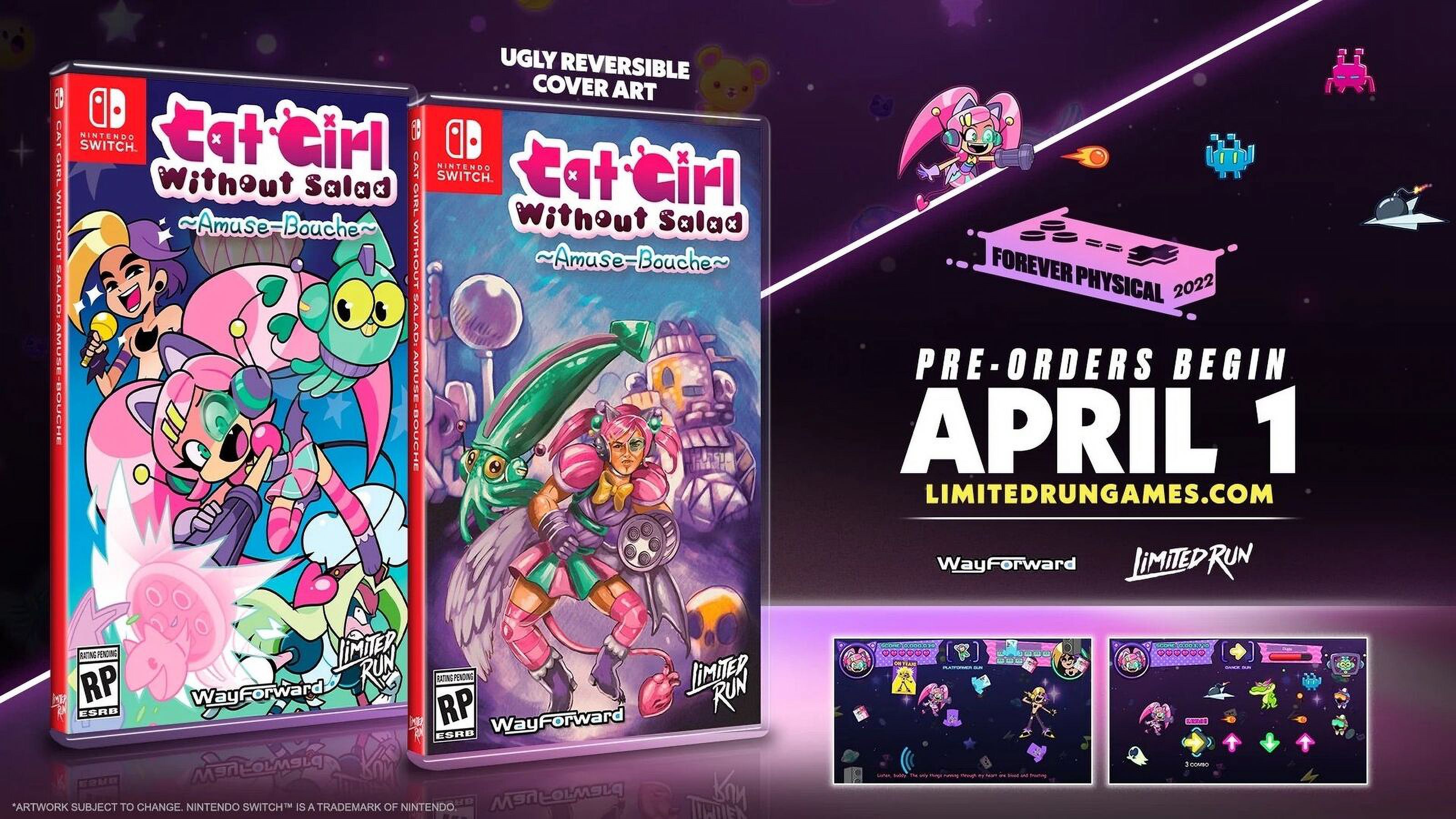 Cat Girl Without Salad: Amuse-Bouche - Limited Run #145 [Nintendo Switch]