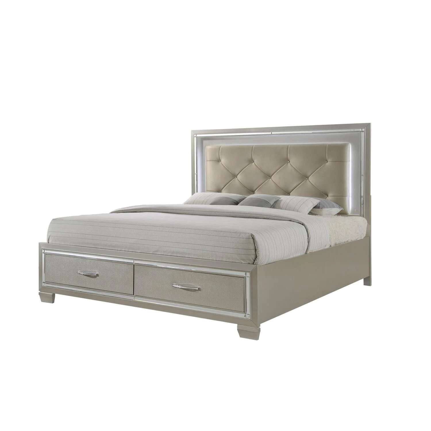 Picket House Furnishings Glamour 3 Piece King Storage Bedroom Set