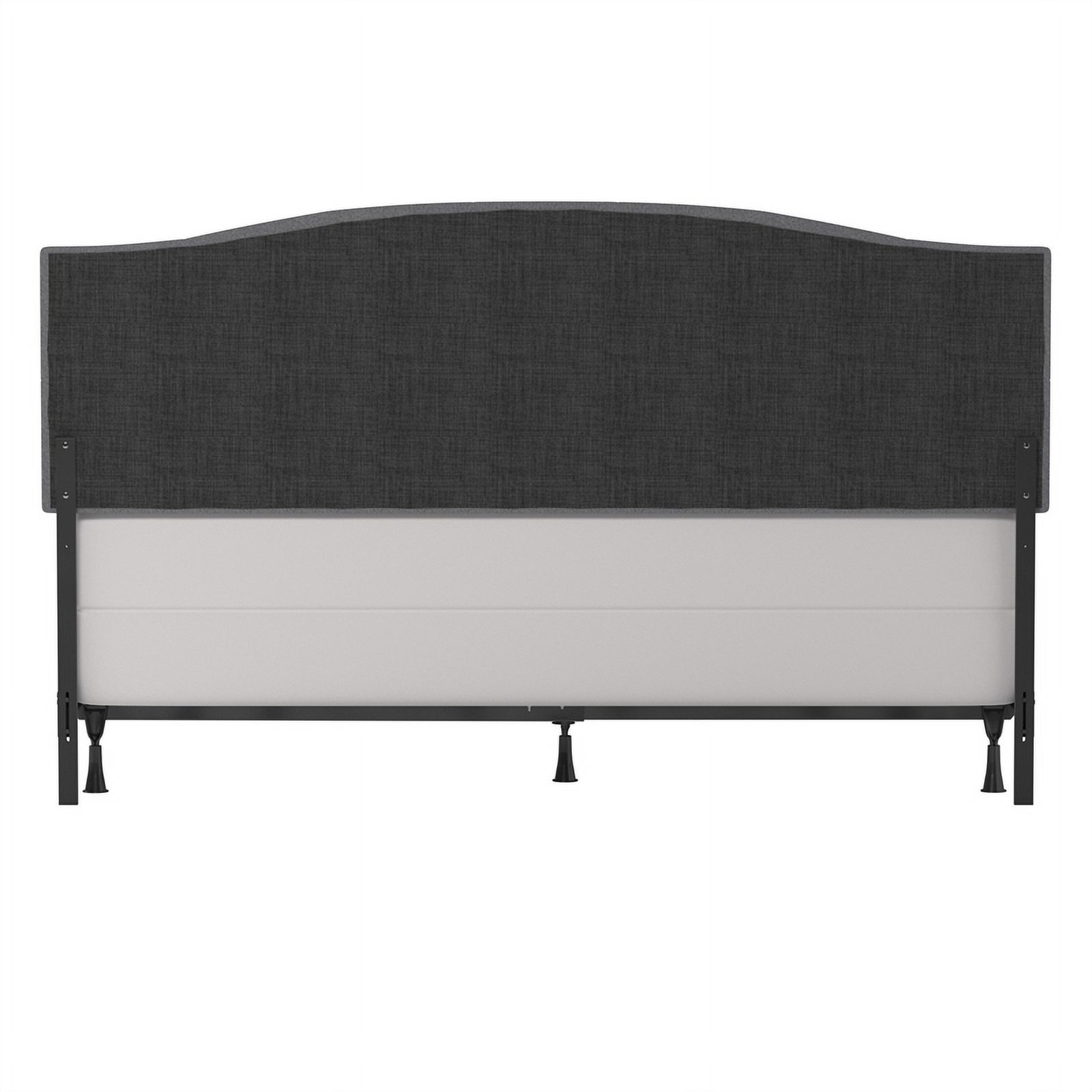 Bowery Hill Upholstered King/Cal King Headboard in Glacier Gray Fabric