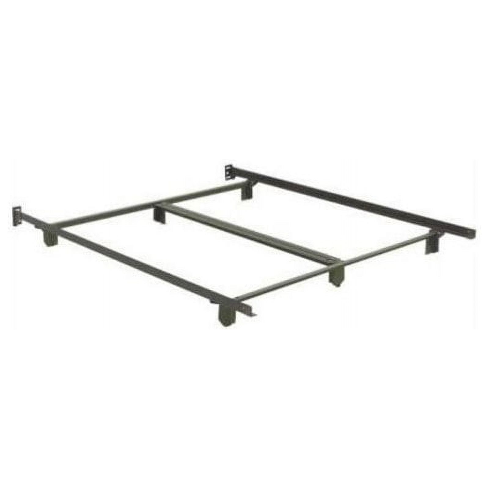 2 Piece Black Queen Headboard and Queen Bed Frame Set