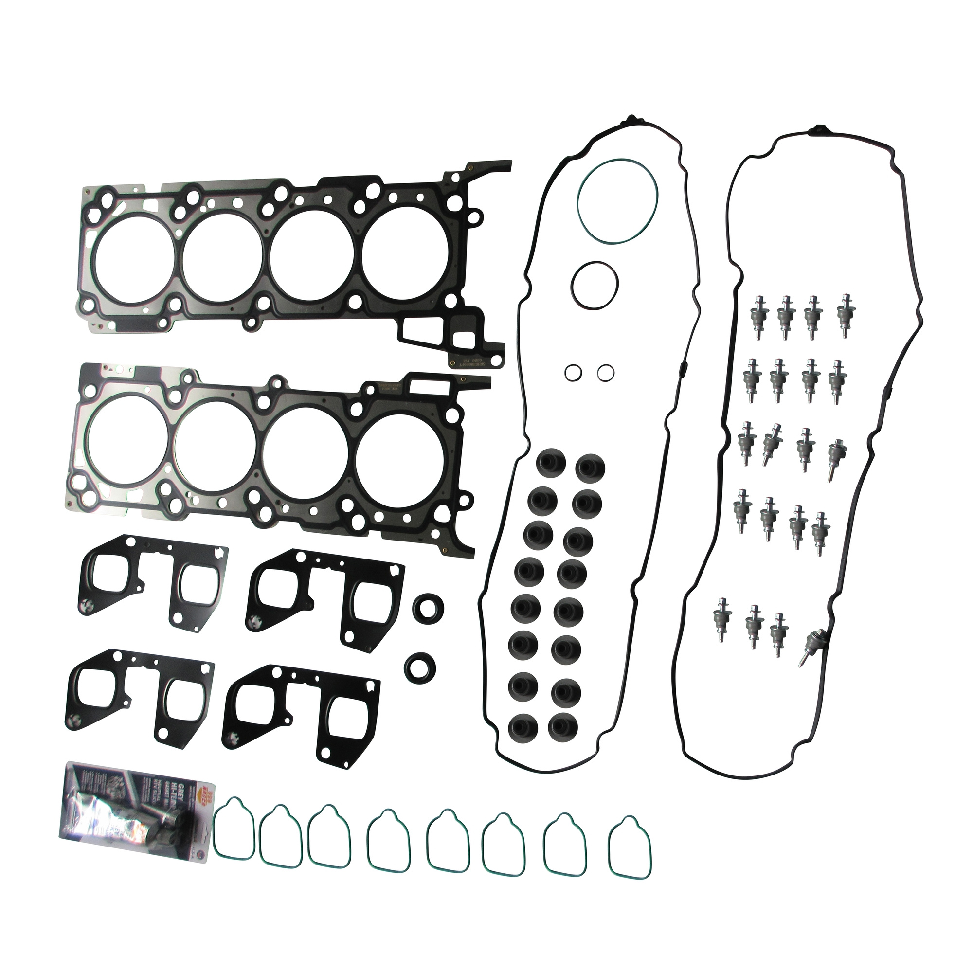 MLS Engine Cylinder Head Gasket Bolts Set For 2010-2020 Ford F-150 F-250 6.2L