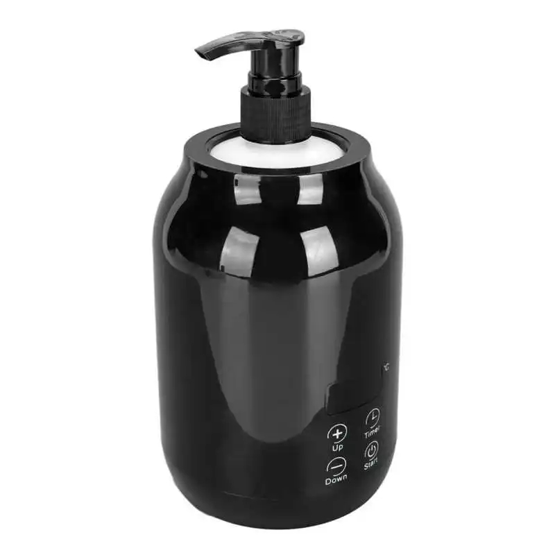 NEW Oil Bottle Heater LED Display Temperature Adjust Single Massage Oil Bottle Warmer 110‑240V