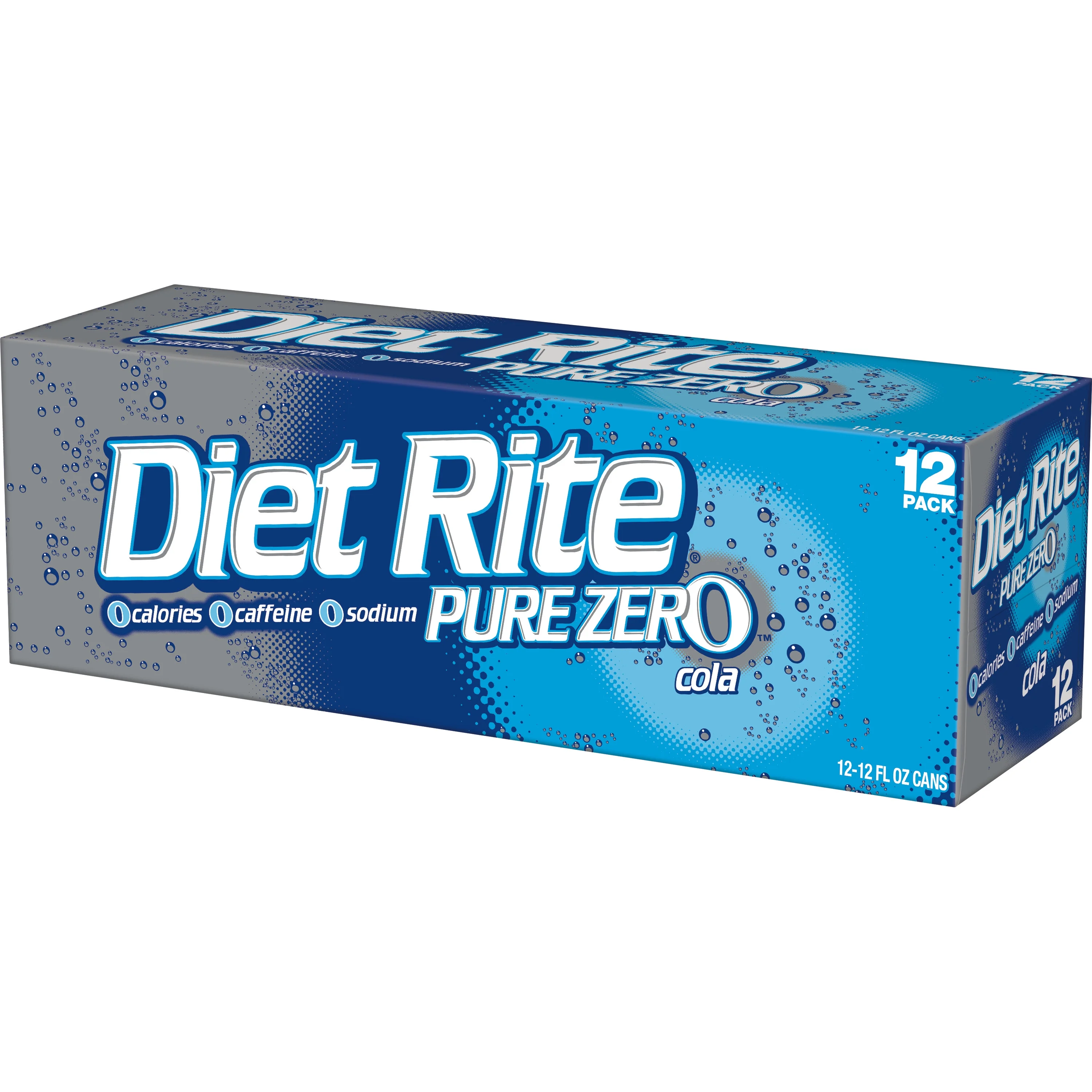 Diet Rite Caffeine Free Soda Pop, 12 fl oz, 12 Pack Cans