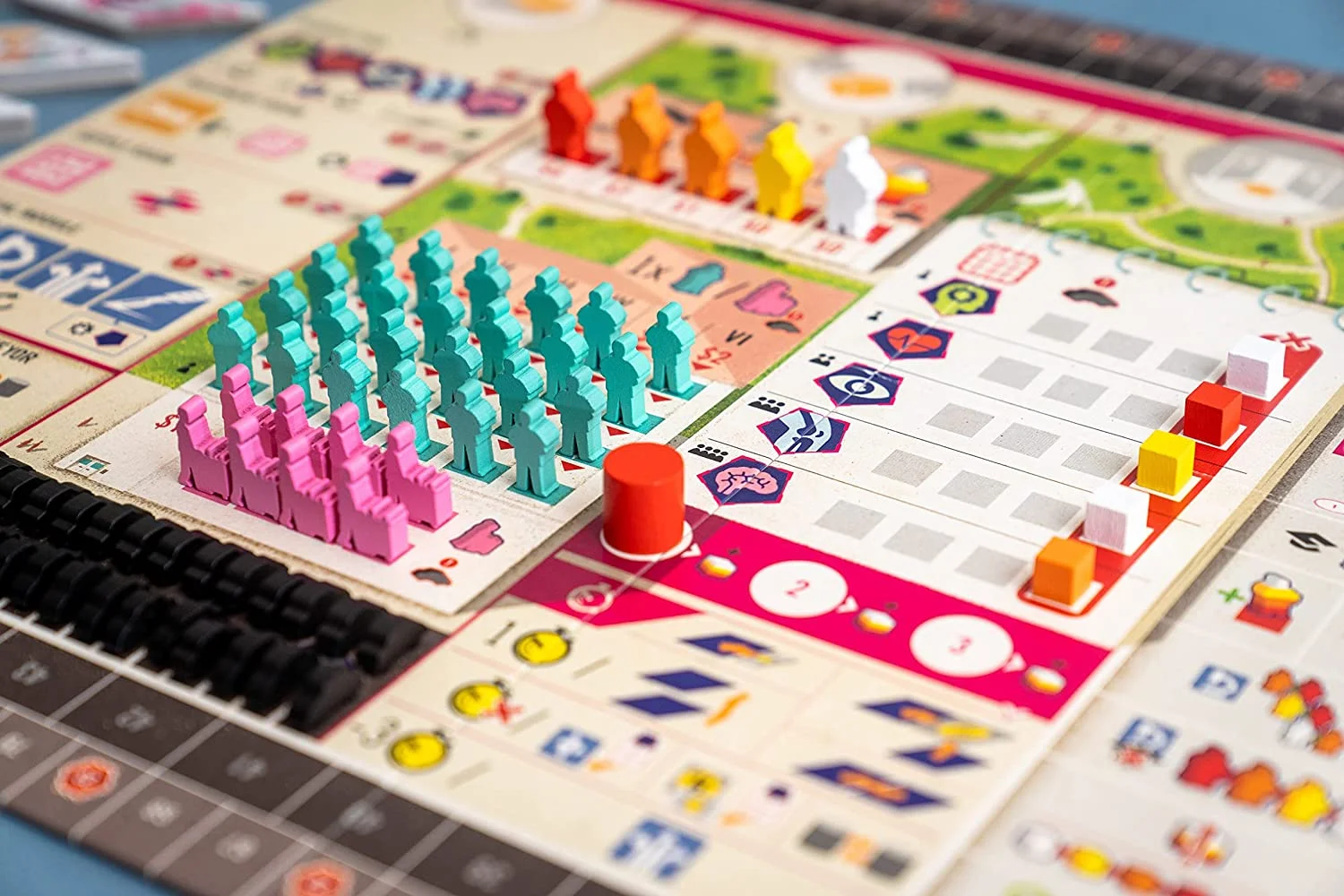 Capstone Games: Clinic Deluxe - Strategy Board Game, Tile Placement, 1-4 Players, Ages 12+, 60 - 150 Min Game Time