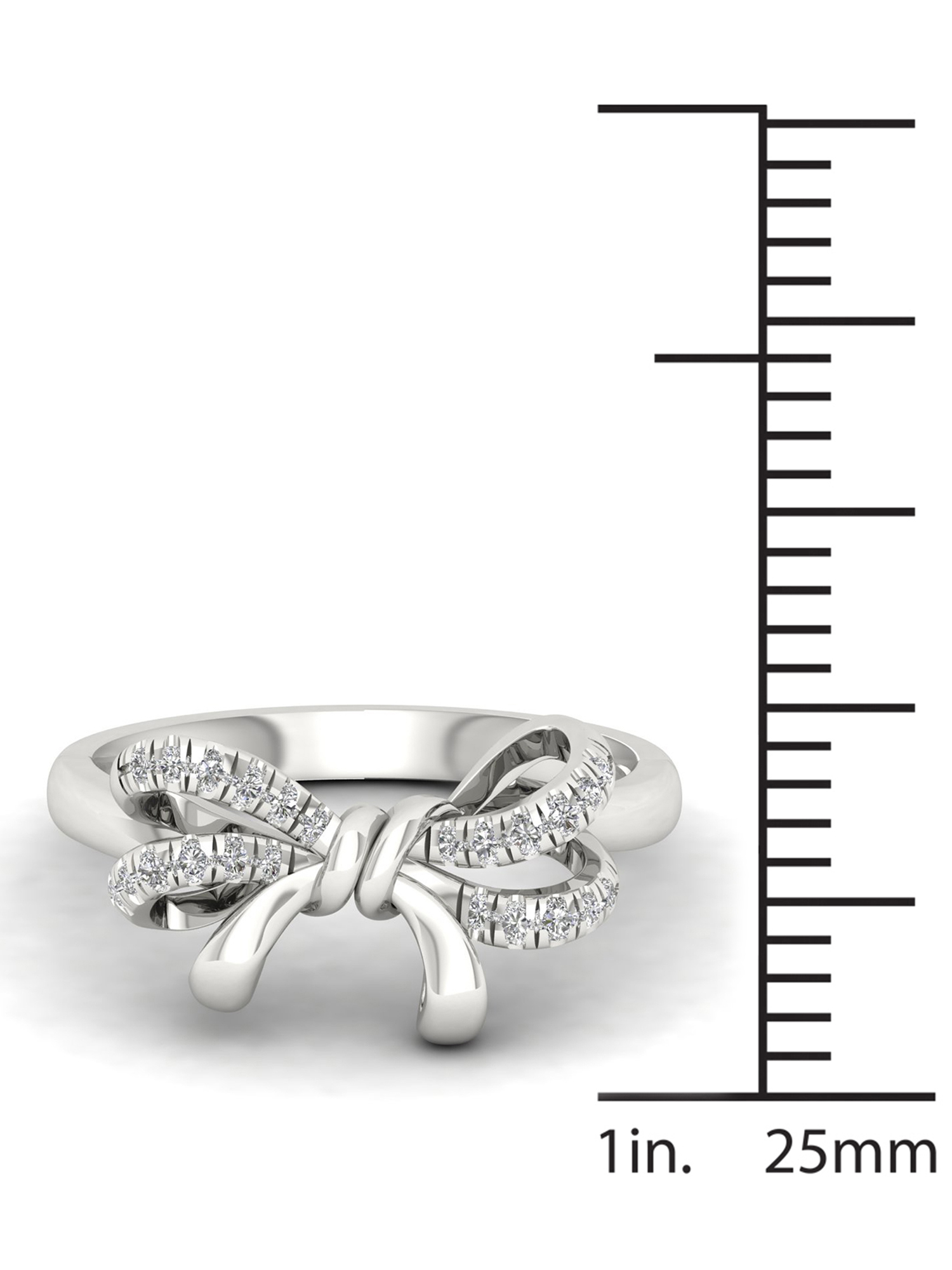 1/6Ct TDW Diamond S925 Sterling Silver Fashion Ring