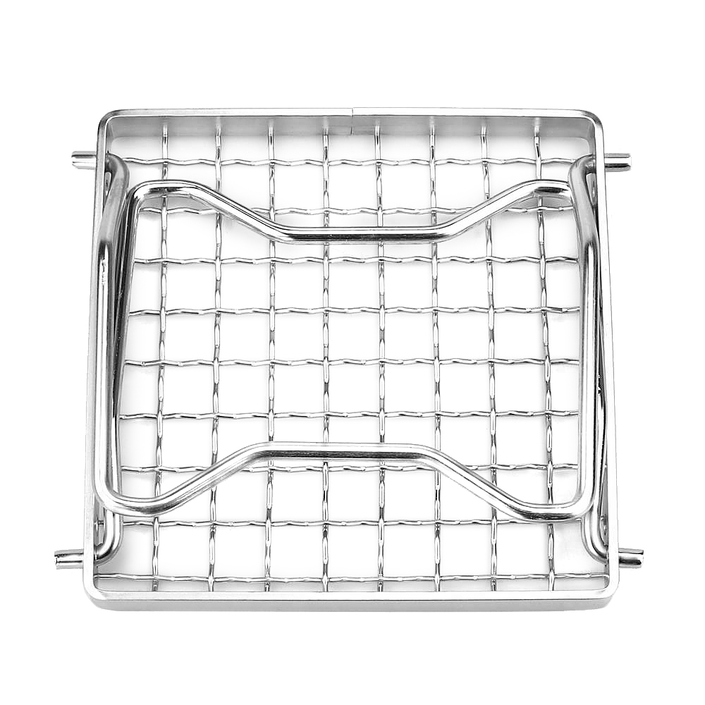 Lixada Stainless Steel Grill Stand Folding Stove for Camping BBQ Net Firewood Bracket Ultralight Rack Roasting Baking Cooling Plate Backpacking