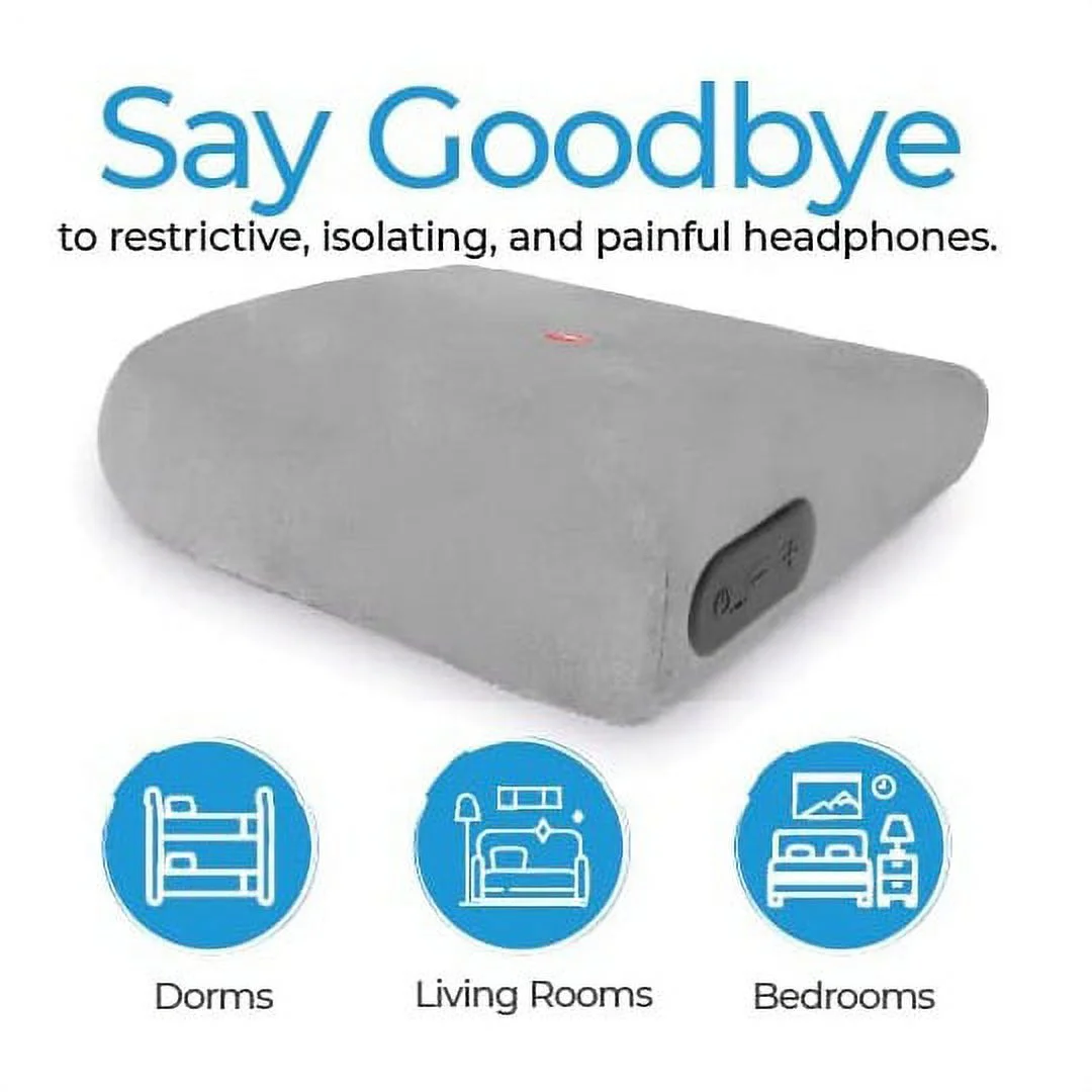 Kare Audio  Head Spot Bluetooth Bone Conduction Pillow, Grey