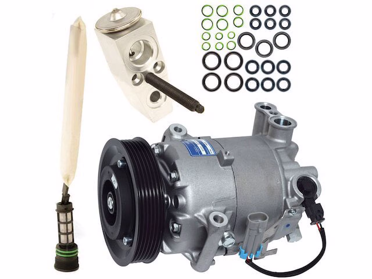 A/C Compressor Kit - Compatible with 2011 Chevy Cruze 1.4L 4-Cylinder