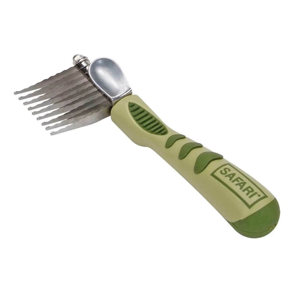 9 Blade Dematting Comb Dog & Cat Undercoat Pet Shedding Green Pro Grooming Tool