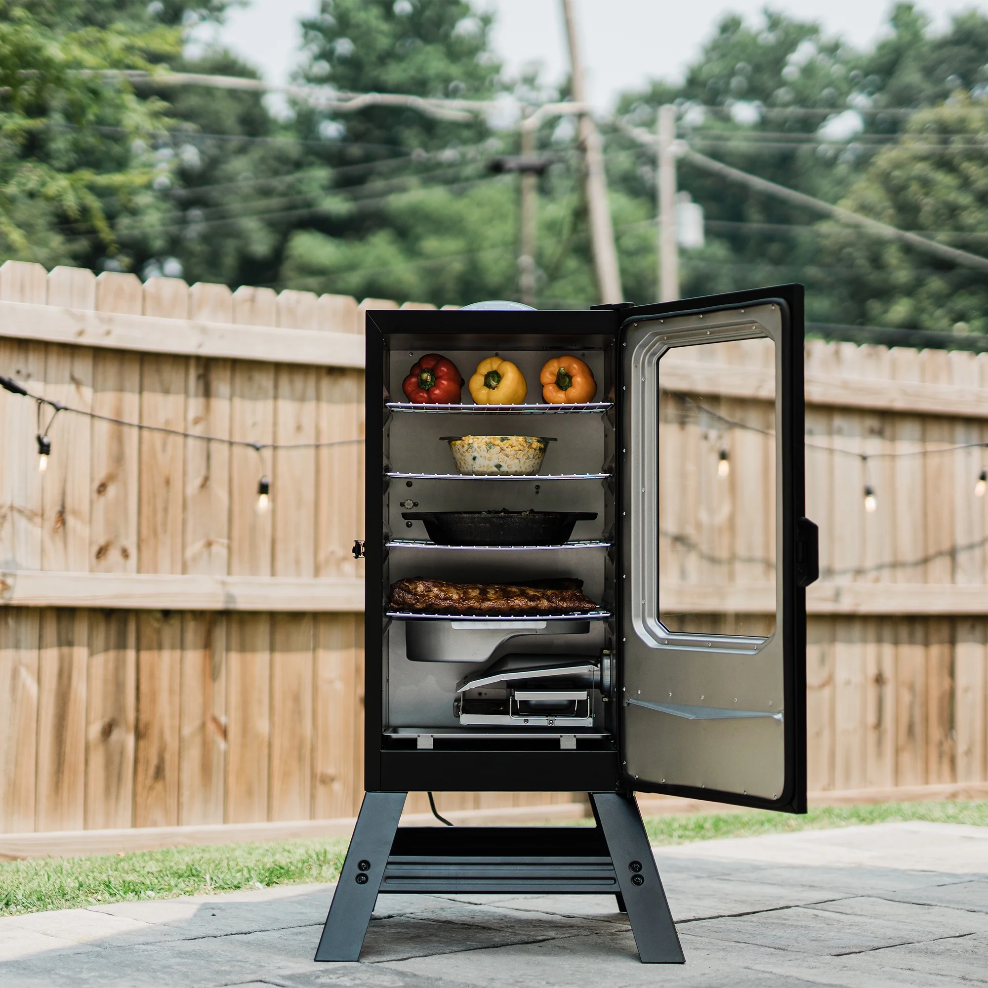 Masterbuilt 40 inch Digital Electric Smoker with Window and Legs