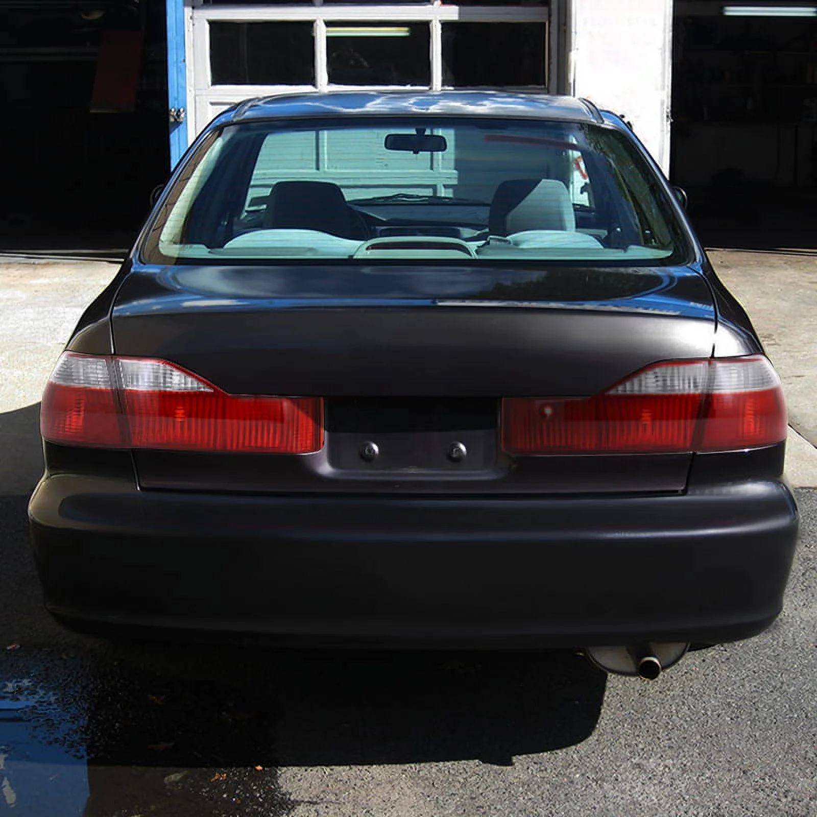 Spec-D Tuning Red Clear Tail Lights Compatible with 1998-2000 Honda Accord 4-Door Sedan Left + Right Pair Assembly