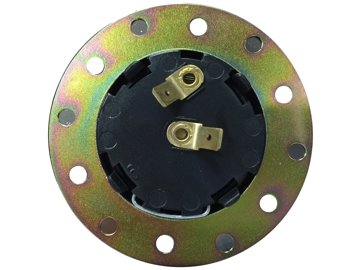 VSW 6-Bolt Chrome Horn Button with Castle Emblem, STE1041CHR