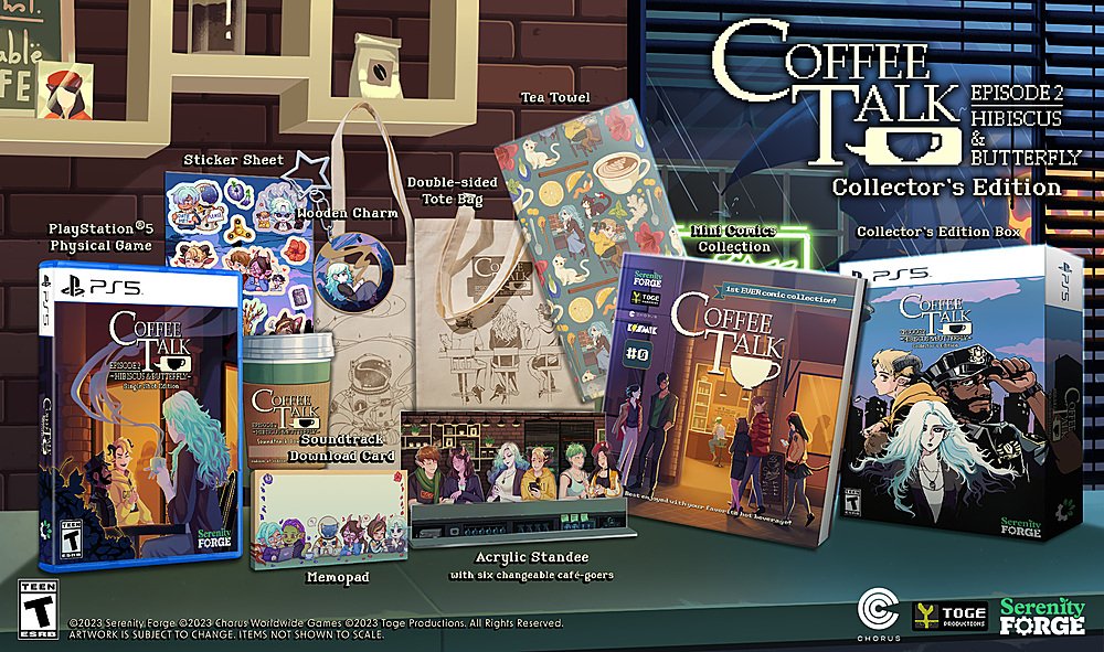 Coffee Talk Episode 2: Hibiscus & Butterfly Collector's Edition, PlayStation 5