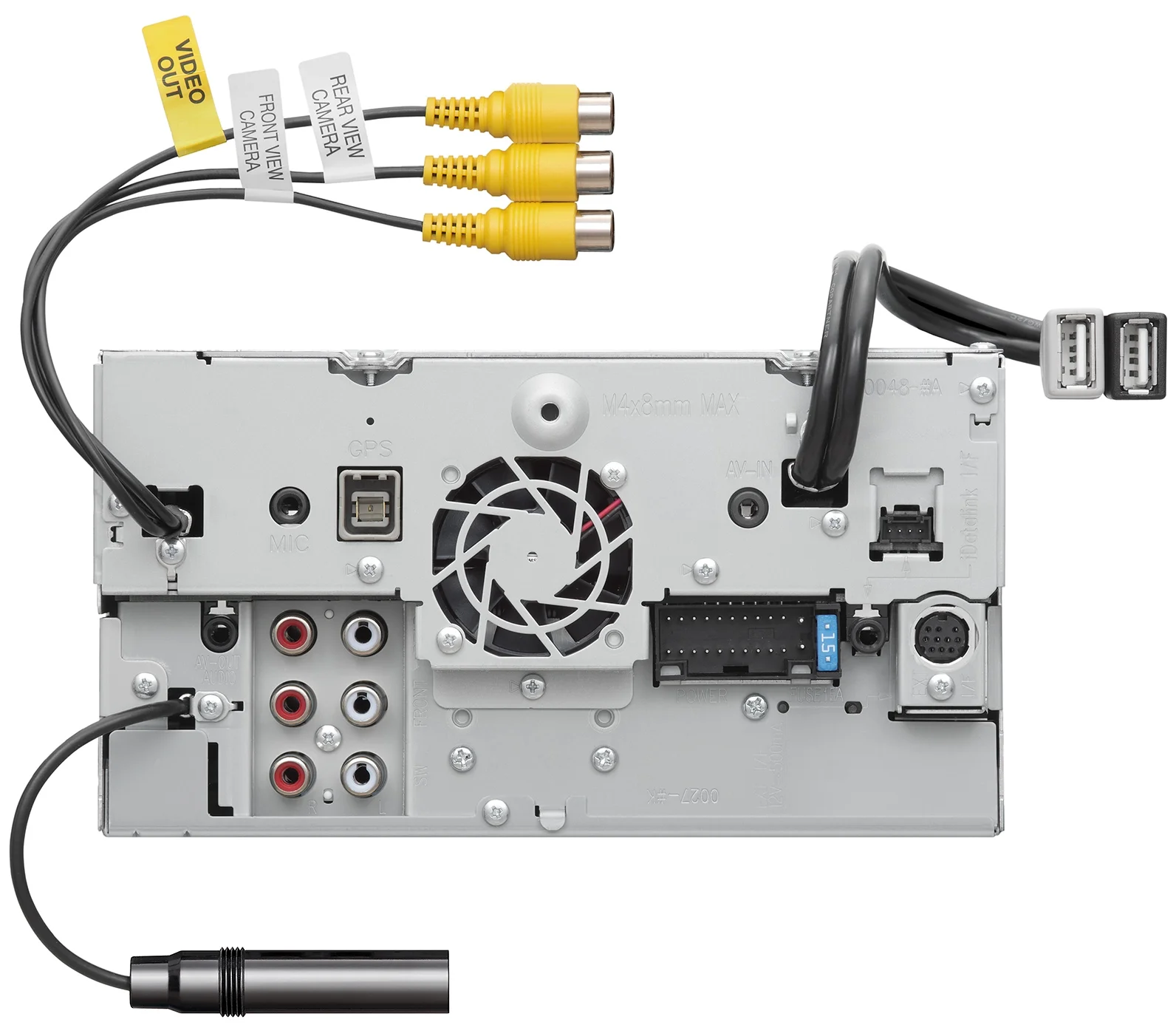 JVC KW-V950BW Compatible With CarPlay, Wireless Android Auto + SWI-RC Steering Wheel Control Interface