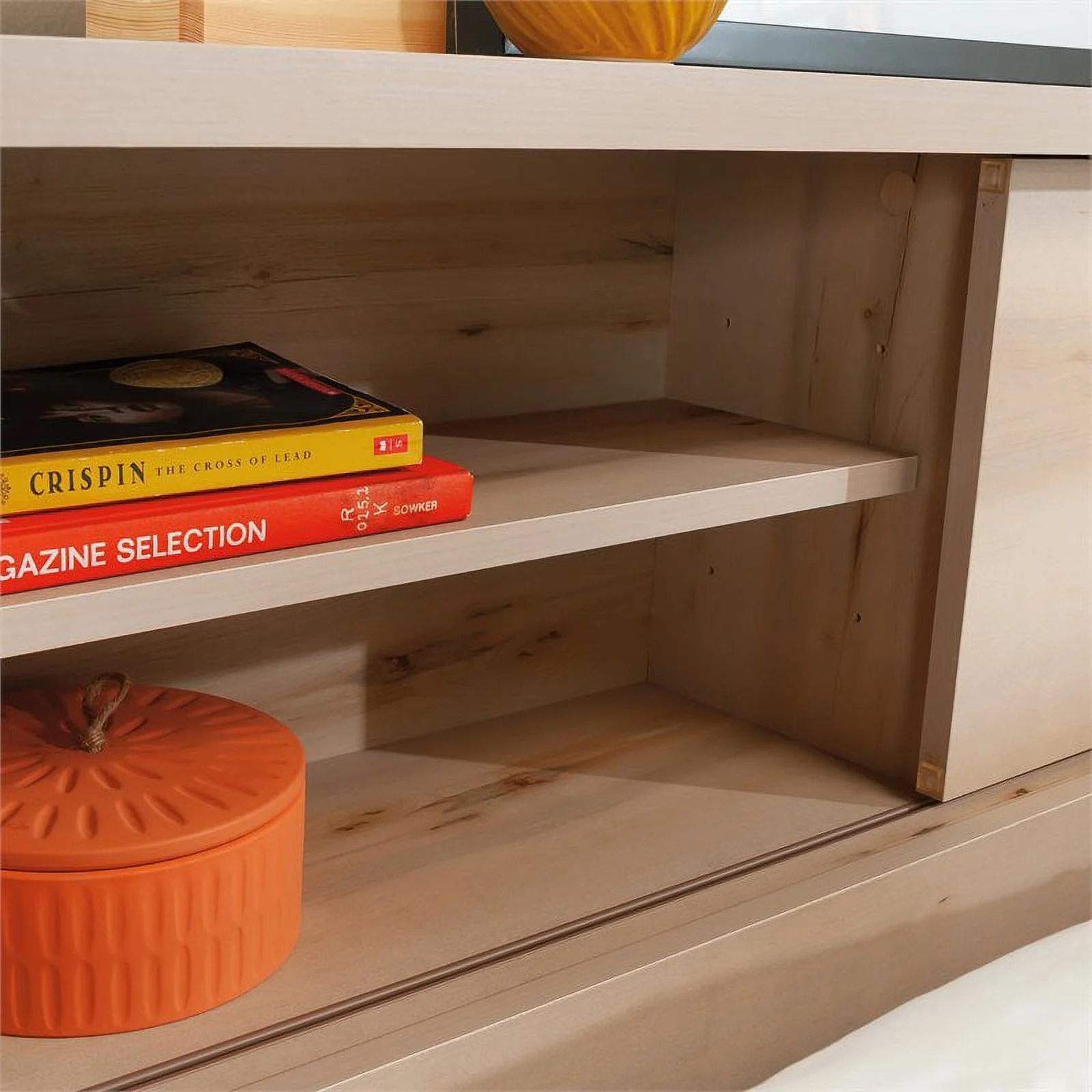 Pemberly Row Engineered Wood Full/Queen Headboard in Pacific Maple