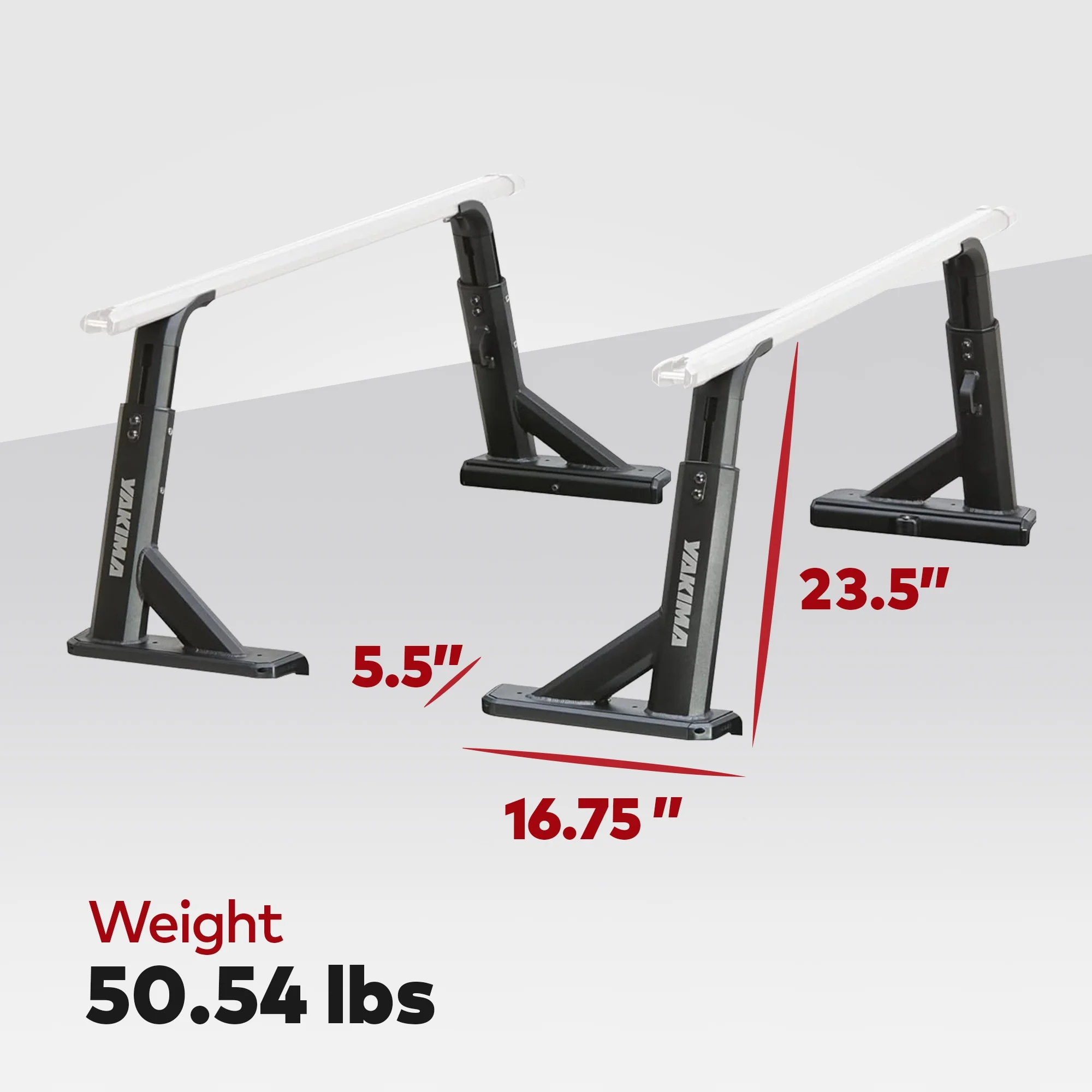 Yakima OverHaul HD (Tower Only) Adjustable Height Heavy Duty Truck Bed Rack