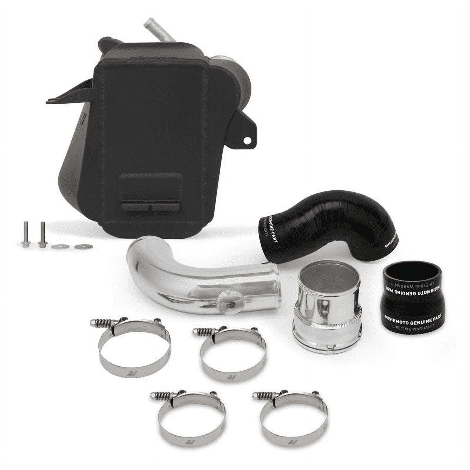 Mishimoto MMINT-F2D-17BK Air-to-Water Intercooler Compatible With Ford 6.7L Powerstroke 2017-2019 Black