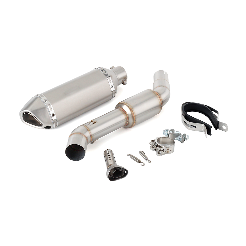 GFYSHIP For Moto Morini X Cape 650   2021 2022 2023 Escape Slip-on Motorcycle Exhaust Pipe Stainless Steel Muffler Full Pipe System