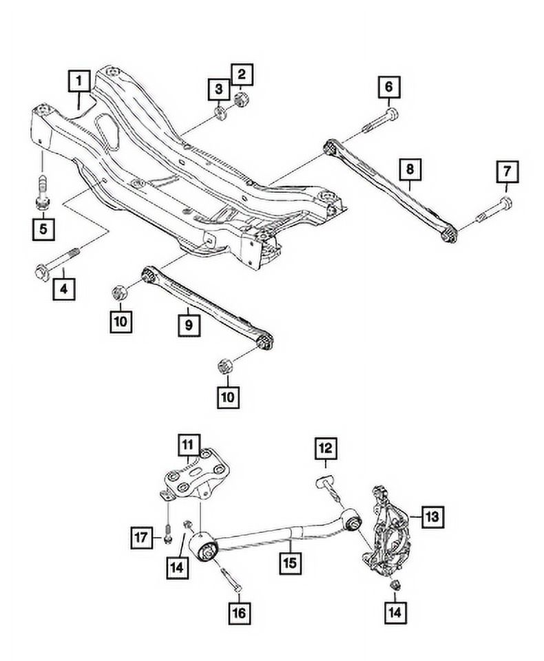 New Genuine Mopar Rod Suspension OE 68309200AA