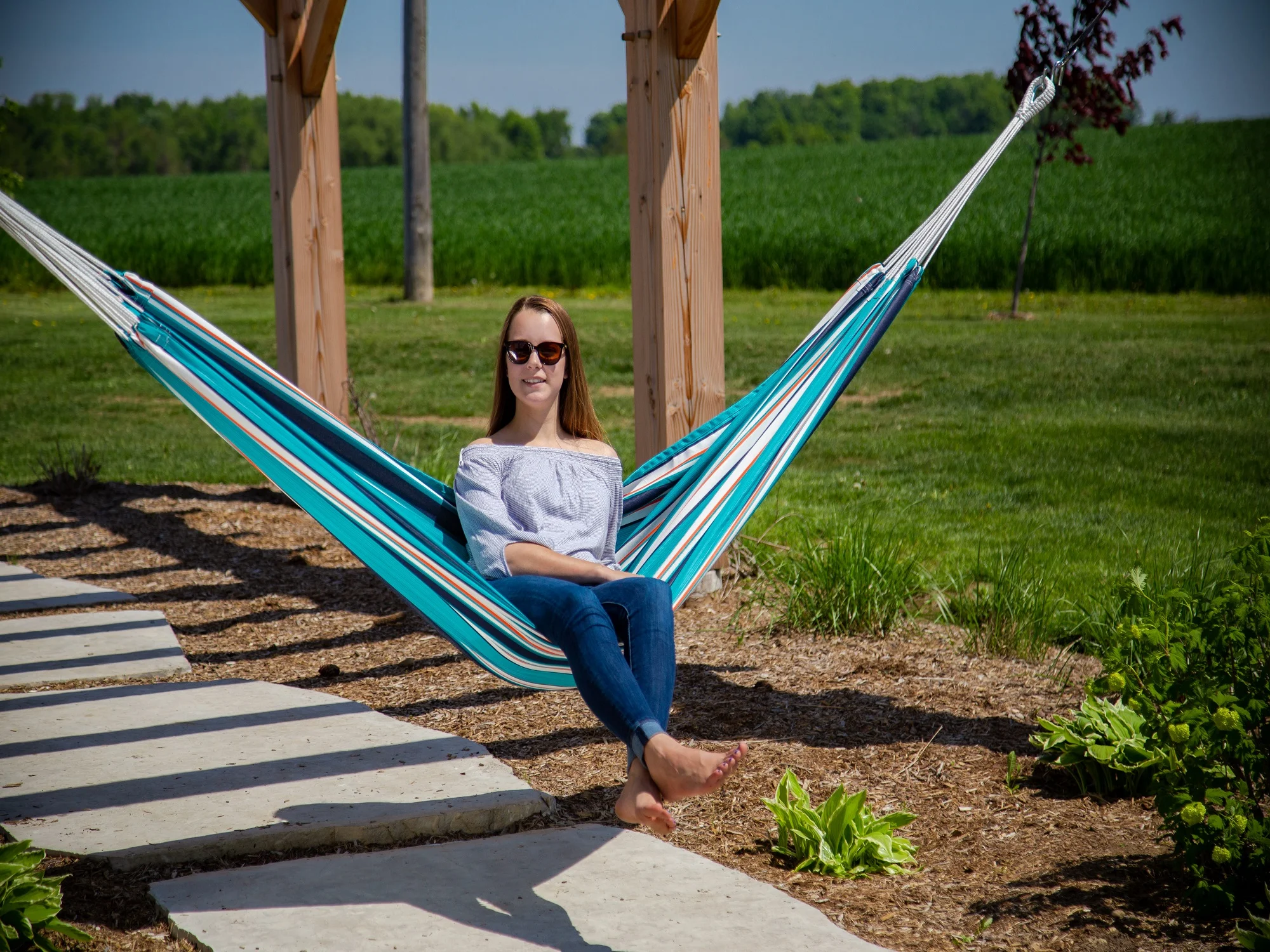 Brazilian Sunbrella® Hammock - Double (Token Surfside)