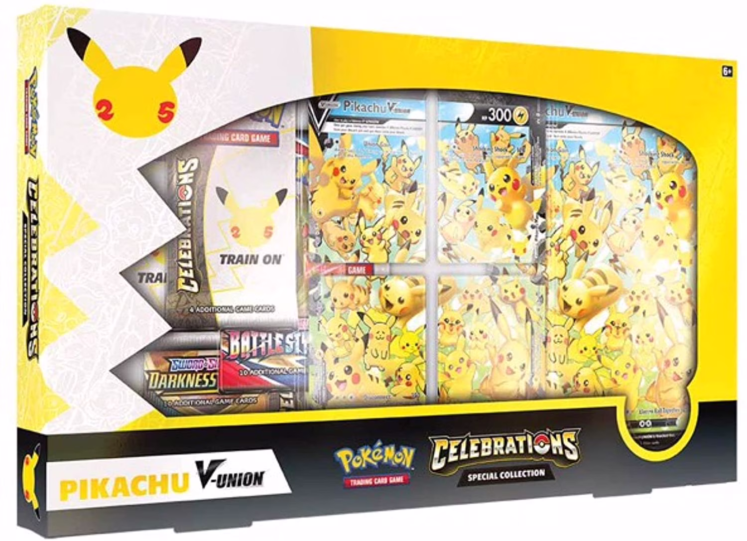 Pokemon Celebrations Pikachu V-Union Special Collections Box