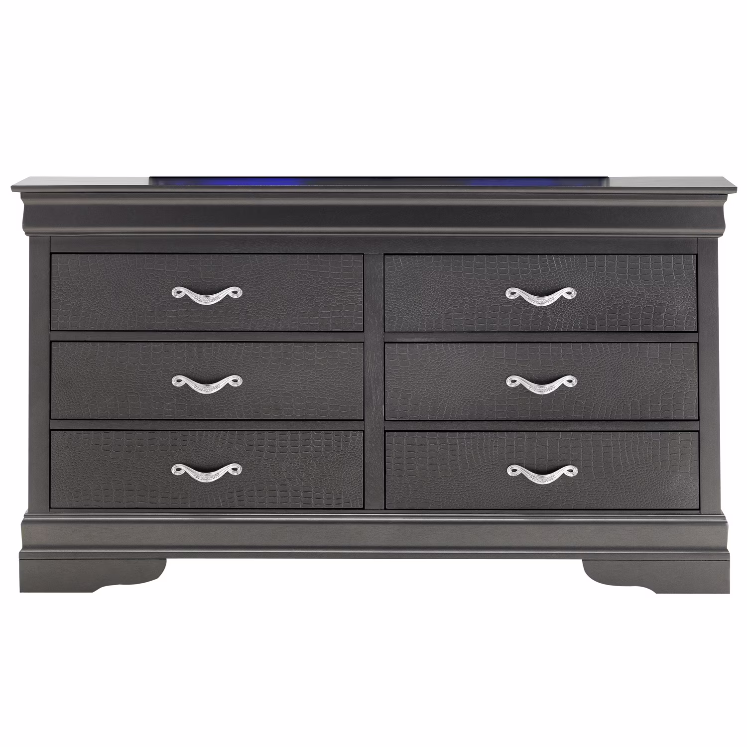 LYKE Home Dresser , Metalic Black