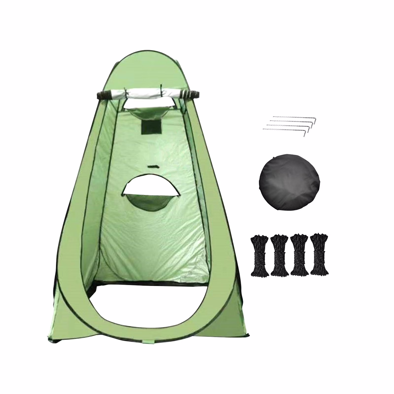 harayaa Privacy Tent Shelter for Single Person Shower Tent for Camping Hiking Picnic Green