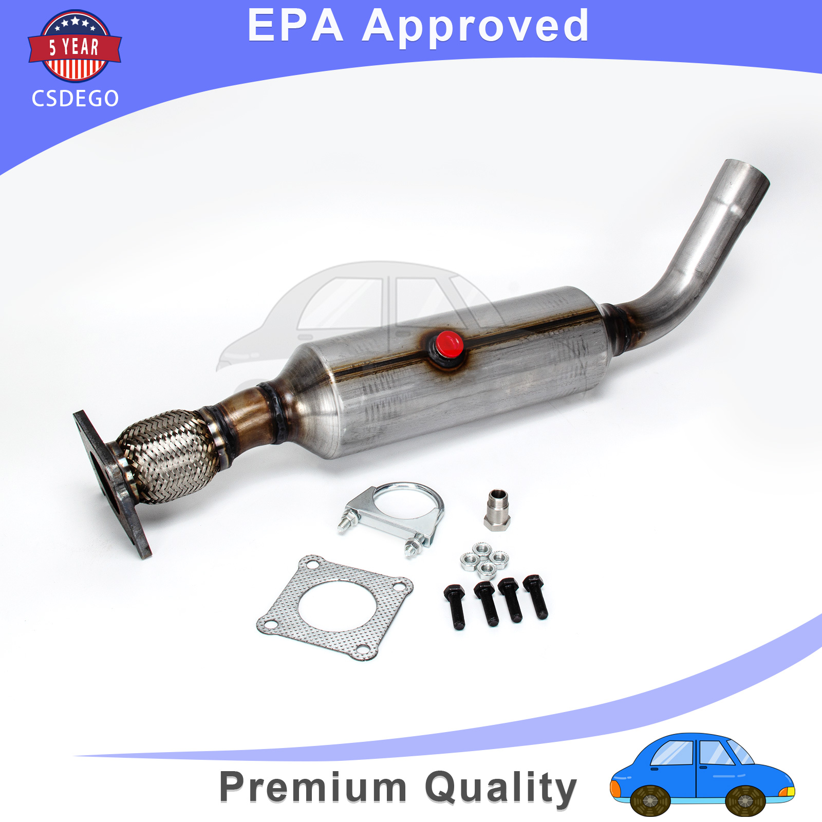 Manifold Catalytic Converter Fits 2008 2009 2010 Dodge Grand Caravan 3.3L & 3.8L