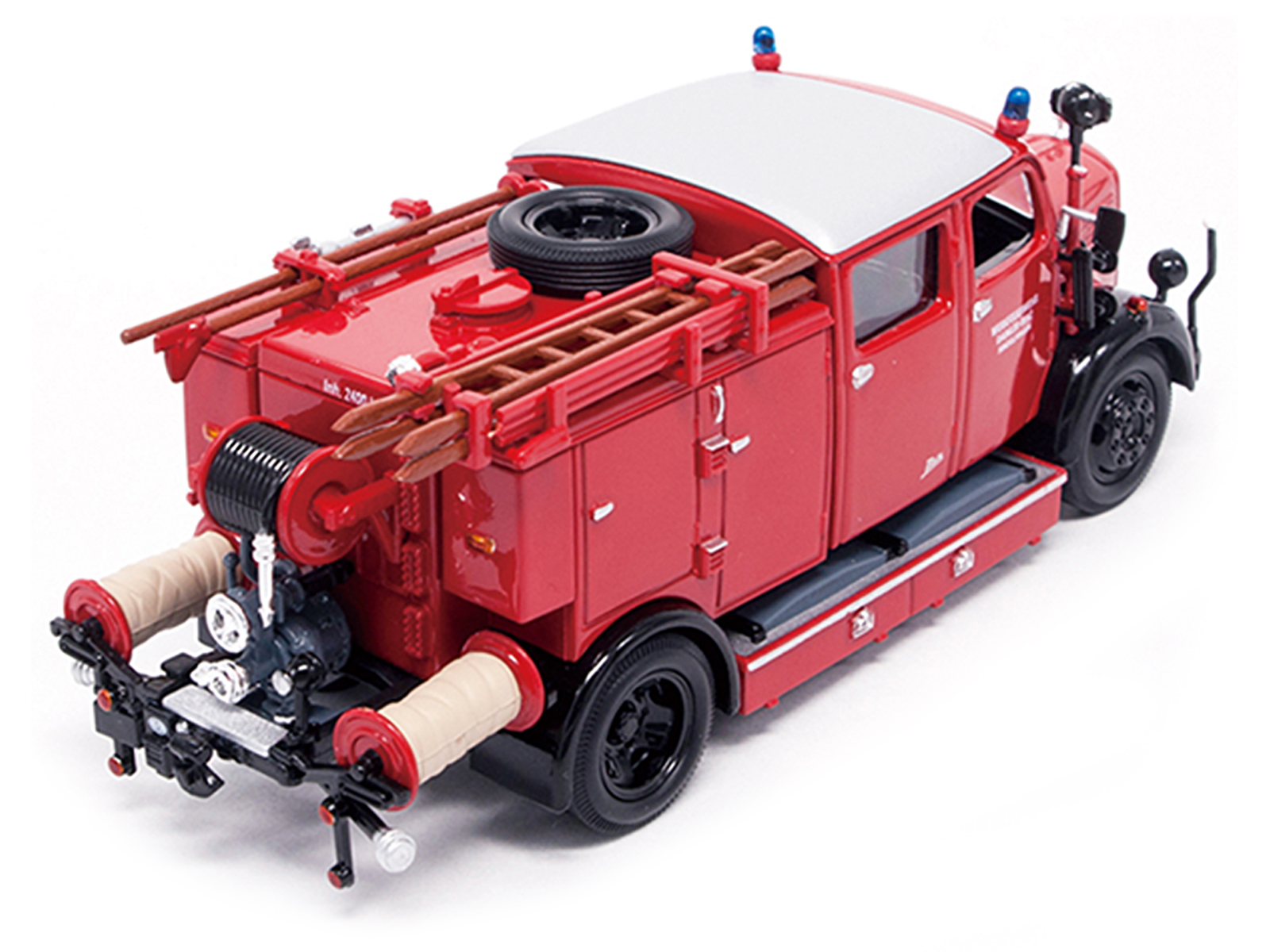 1950 Mercedes Benz TLF-15 Fire Engine Red 1/43 Diecast Model by Road Signature