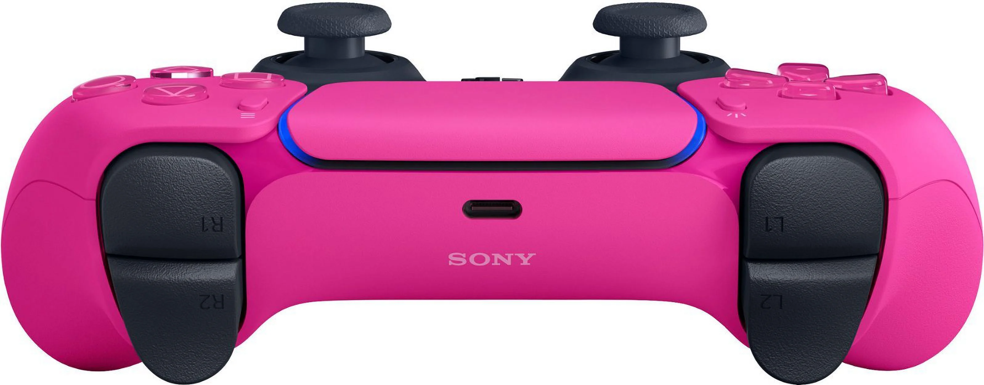 PlayStation 5, PS5 DualSense Wireless Controller - Nova Pink Bundle With 2x Controllers + 6Ave Microfiber Cleaning Cloth