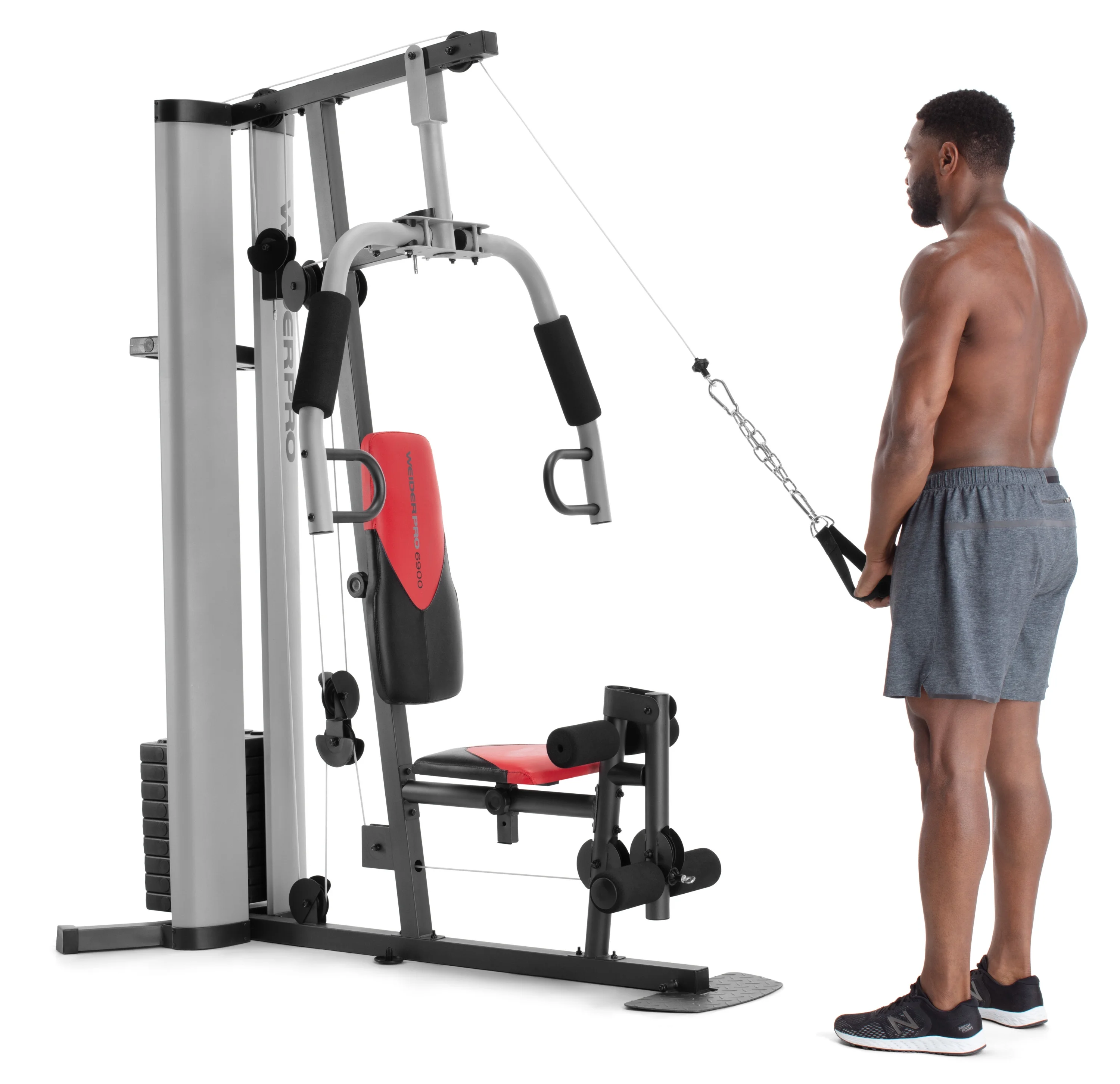 Weider Pro 6900 Home Gym System with 125 Lb. Weight Stack