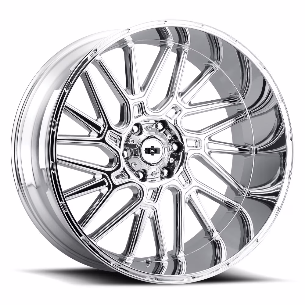 20x9 Vision 404 Brawl Chrome Wheel 5x150 (12mm)