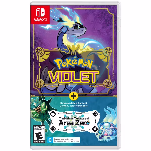 Pokemon Violet The Hidden Treasure of Area Zero Bundle (Game and DLC)