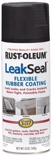 Rust-OLEUM 265494 12 oz Black Leak Seal Spray 4-Pack