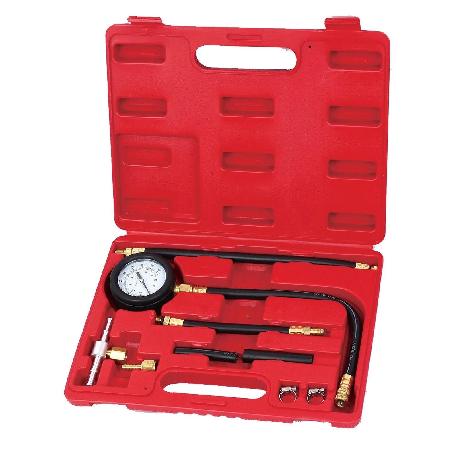Fuel Injection Pump Tester Test Injector Pressure Gauge Diagnost Kit