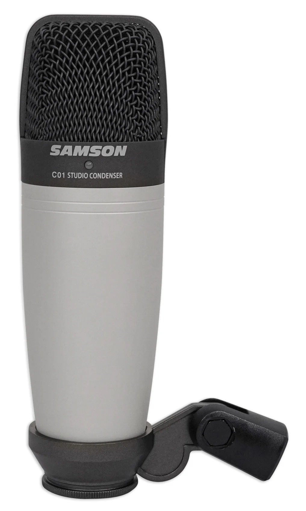Recording Kit w/ Samson C01 Studio Microphone+Vocal Booth+Shock Mount+Headphones+Rockville RVMIC4 Round-Base Microphone Stand With Quick Release Hand Clutch