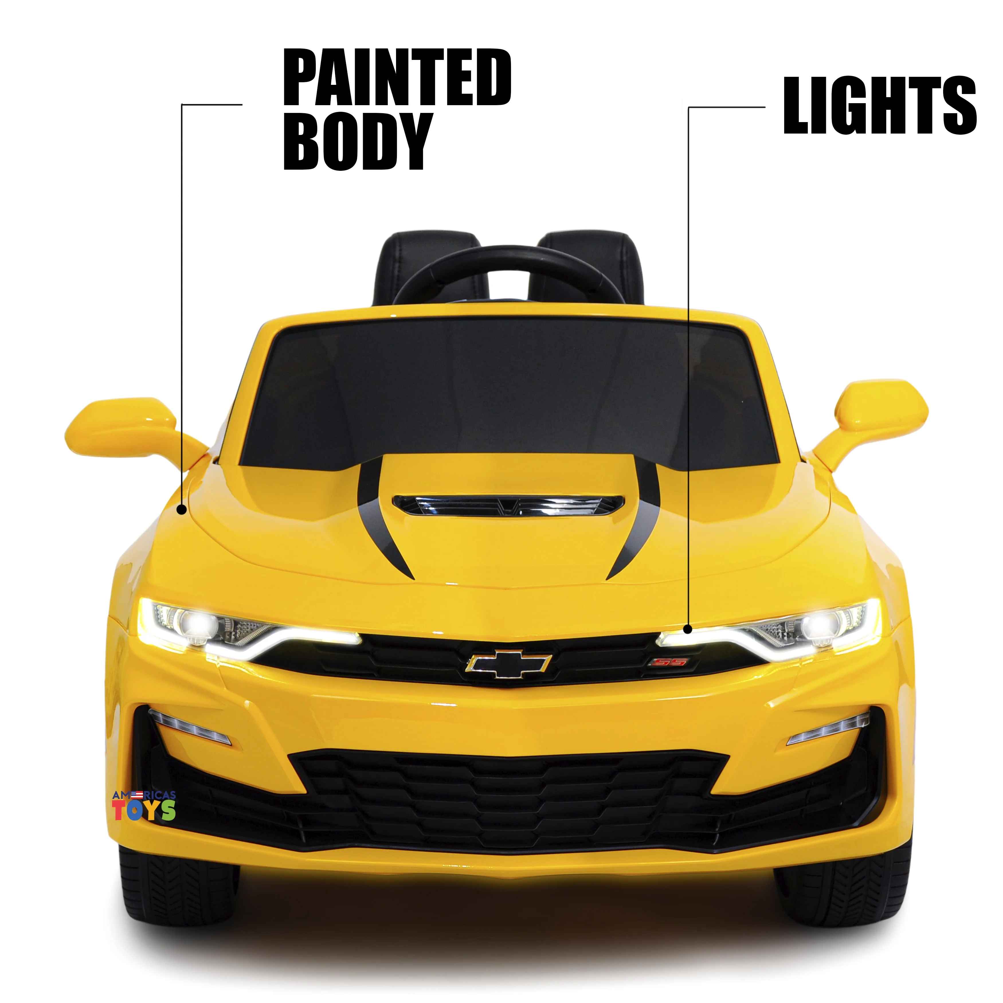 Chevrolet Camaro 12V Powered Ride on Car for Kids with Remote Control