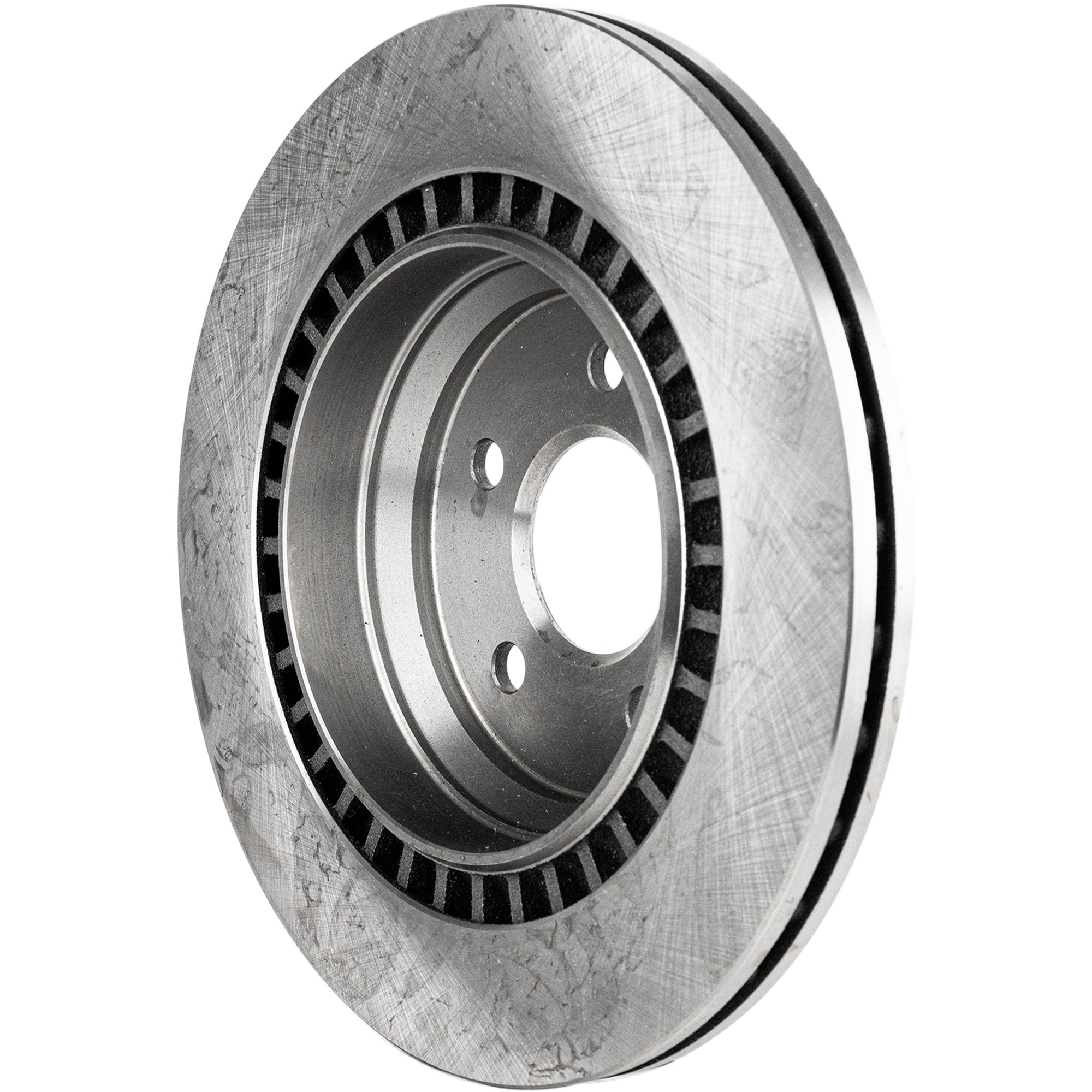 Rear Side Brake Discs Plain Surface Vented 5 Lugs Pro-Line Series fits 2007-2008 Mercedes Benz CL550