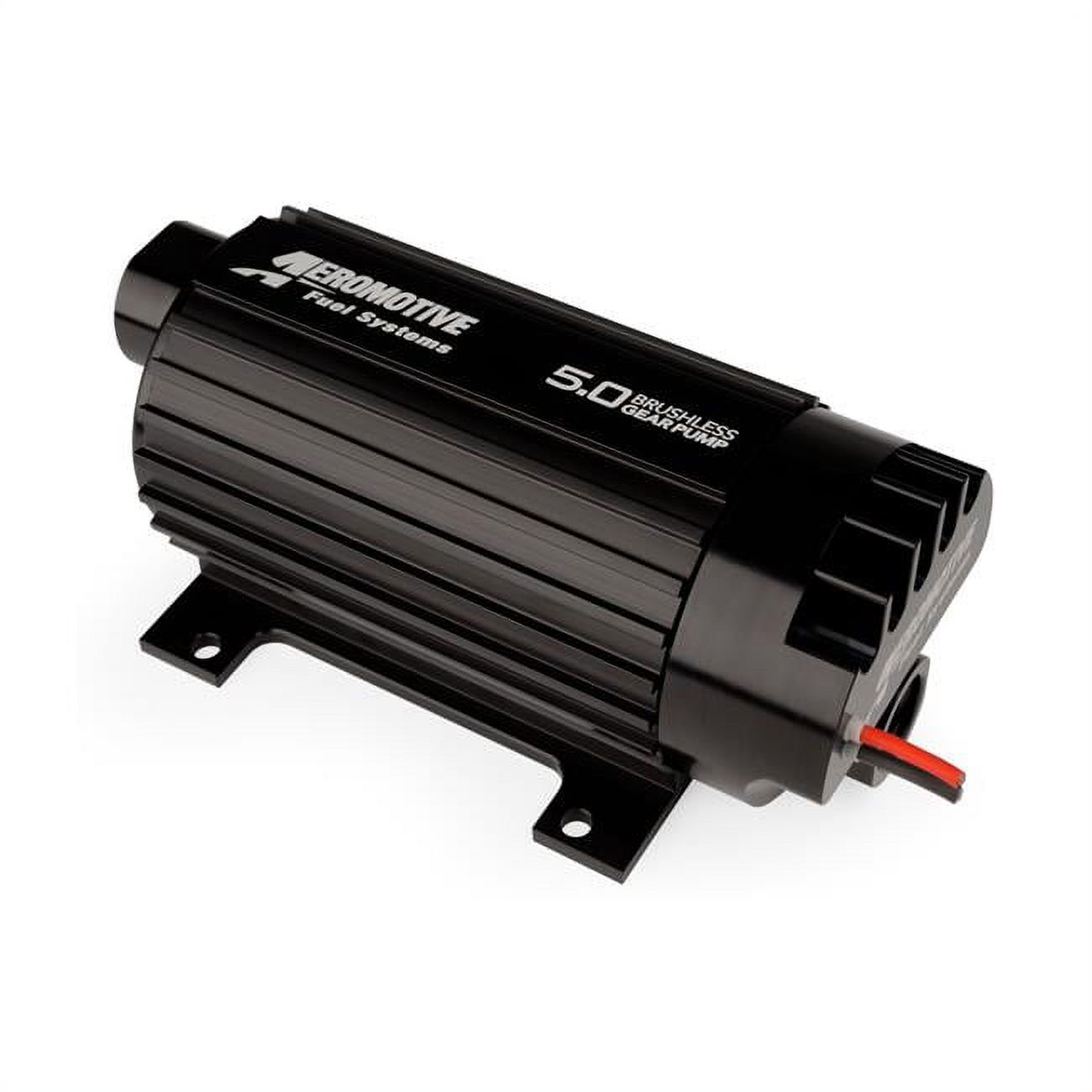 9PSI E85 & Gas Pro-Series 5.0 Electric Variable Speed In-Line Fuel Pump with 12AN Female O-Ring Inlet & 10AN Female O-Ring Outlet, Black - 1850 lbs