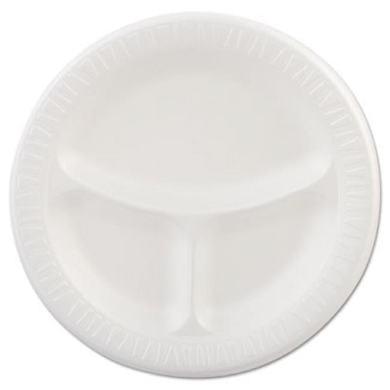 Dcc  9 in. Laminated Foam Plates - White