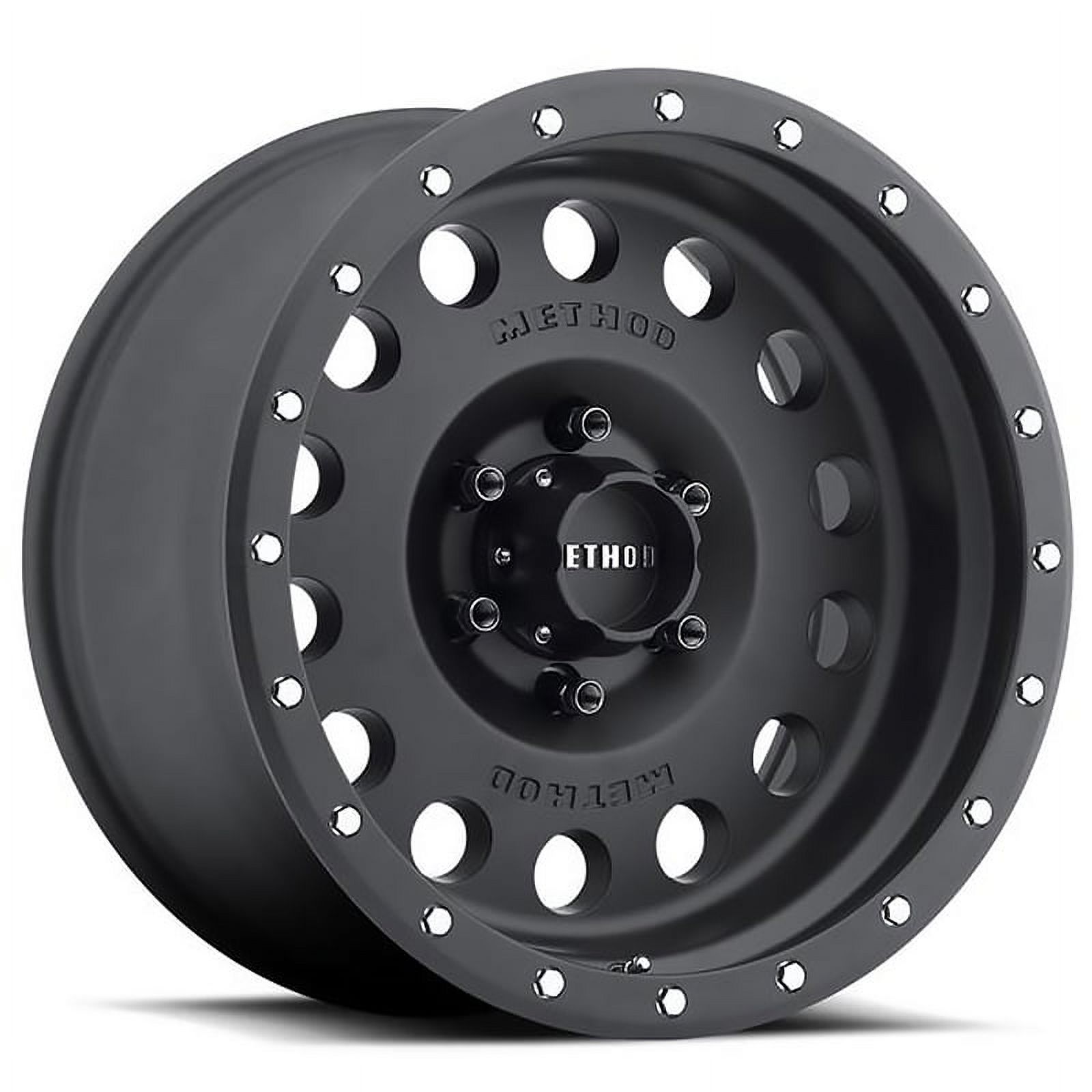 Method Race Wheels mr307 hole 17x8.5 5x127 0et 94mm matte black wheel Fits select: 2015-2019,2021 JEEP WRANGLER UNLIMITED