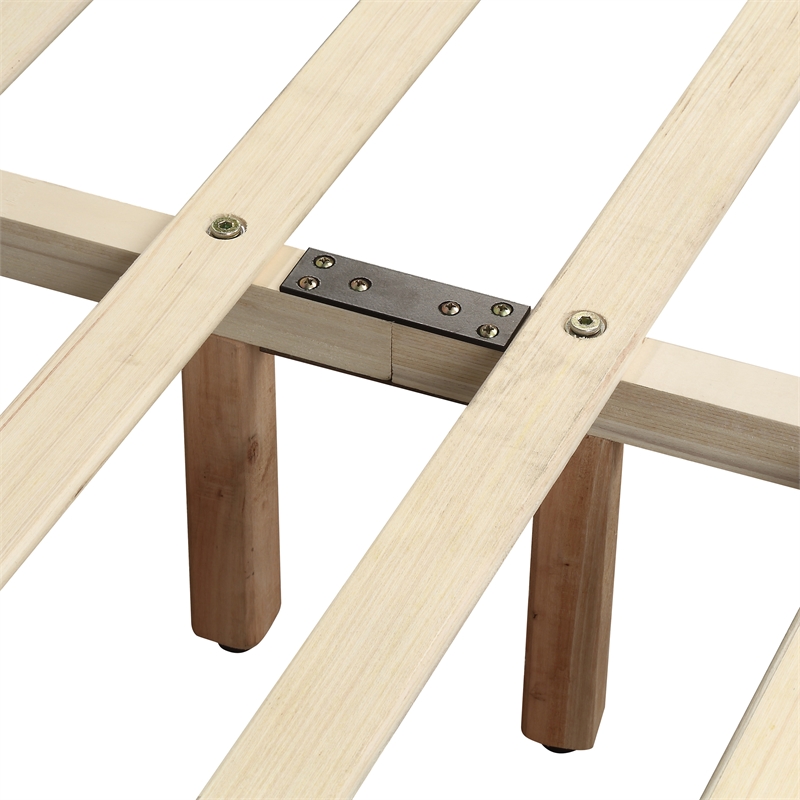 Furniture of America Harper Fabric Upholstered Queen Bed in Beige