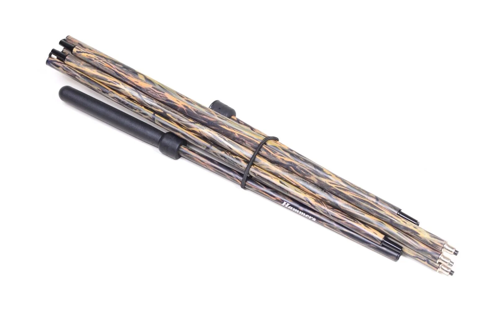 Hammers Camouflage Lightweight Foldable Shock Corded Varmint Hunting Tripod Cross Stick w/ V Yoke Rest