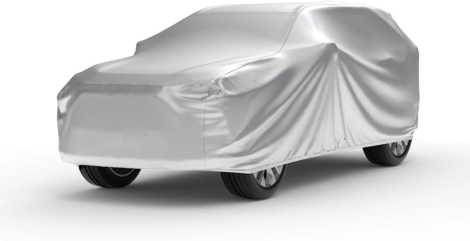 CarCovers Weatherproof Light SUV Cover Compatible with Subaru 2020 Ascent Outdoor Multilayered Durable for Sun, High Moisture Climates
