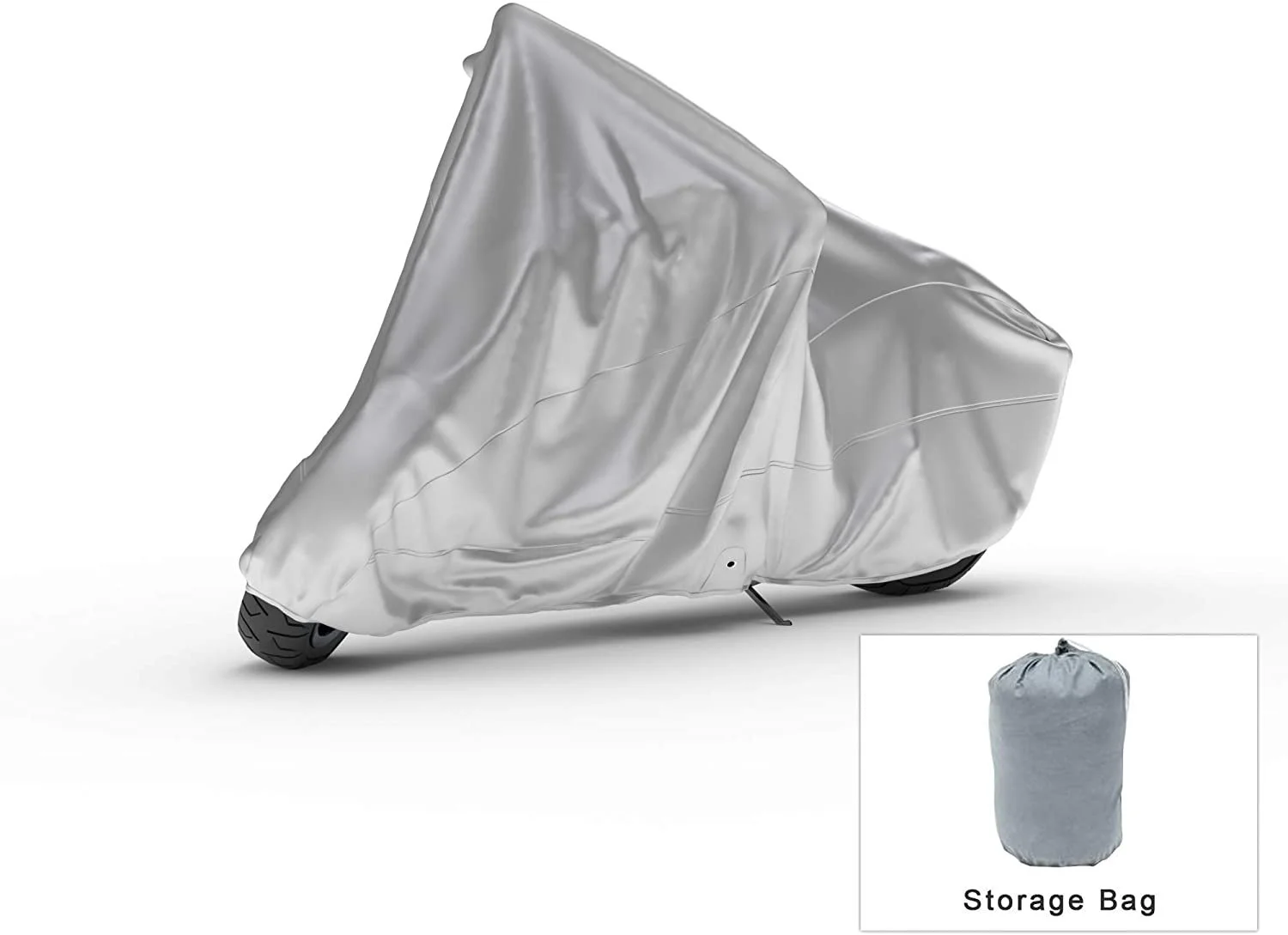 Weatherproof Motorcycle Cover Compatible With 2002 Cannondale C440 - Outdoor & Indoor - Protect From Rain Water, Snow, Sun - Built In Reinforced Securing Straps - Durable Material - Free Storage Bag