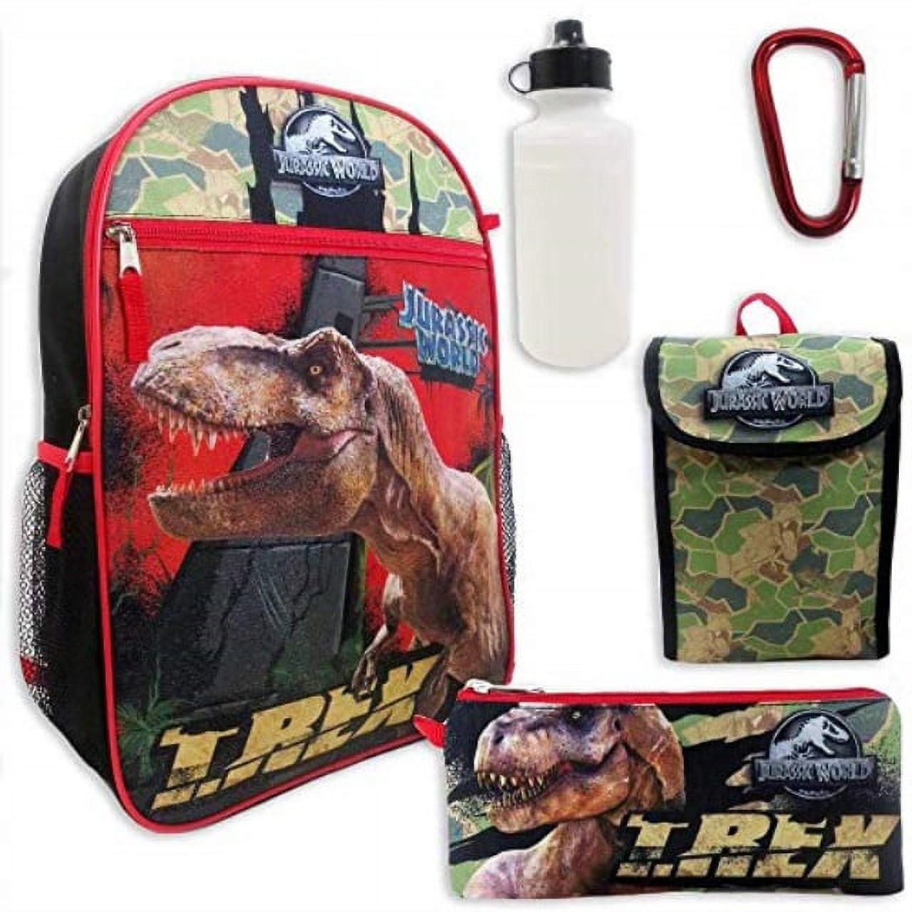 Backpack - Jurassic World - 5-Piece Combo Set New 42867