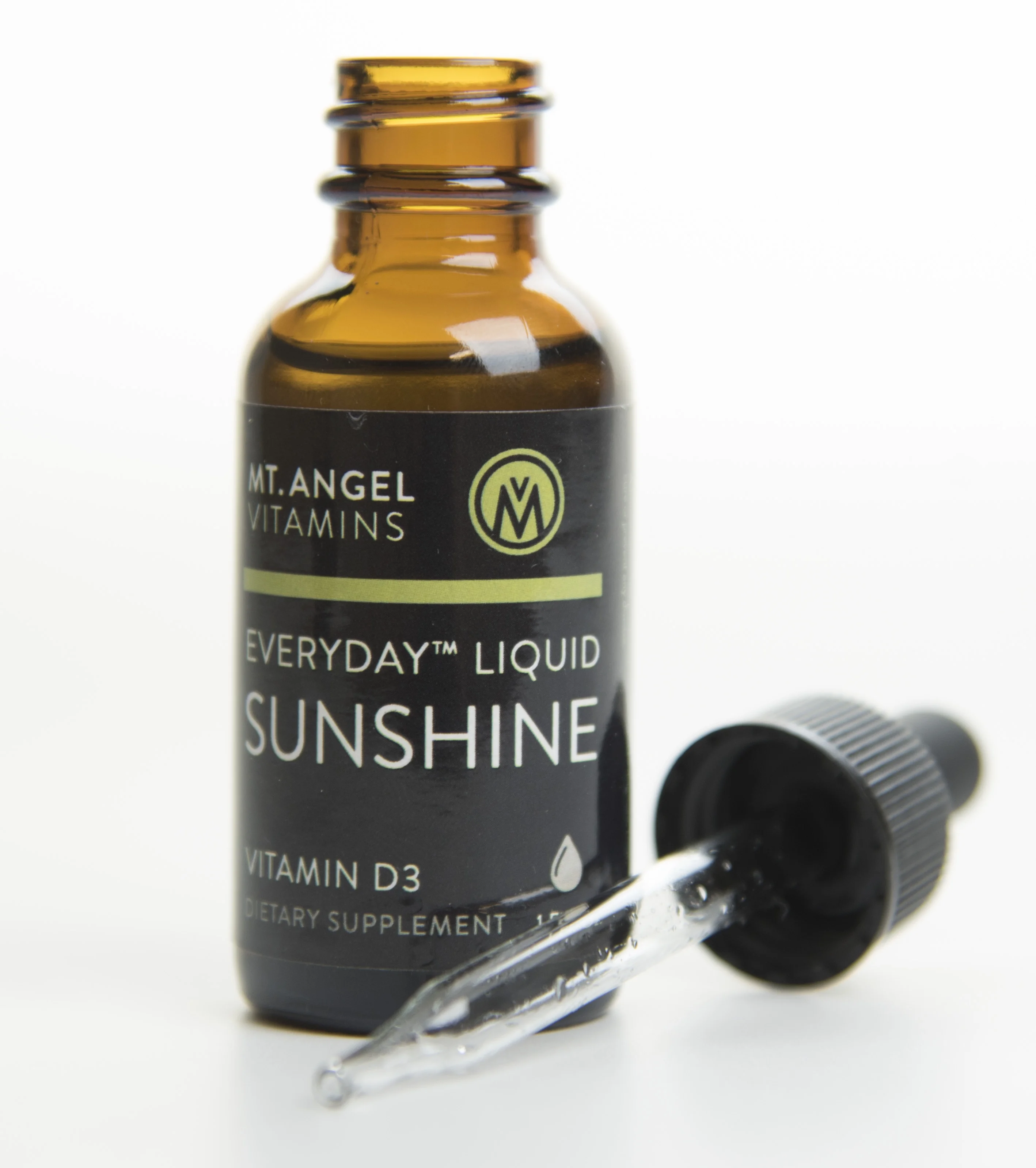 Mt. Angel Vitamins - Everyday Liquid Sunshine Drops, Supports Bone Health and Immune System Balance, 1 Fluid Ounce