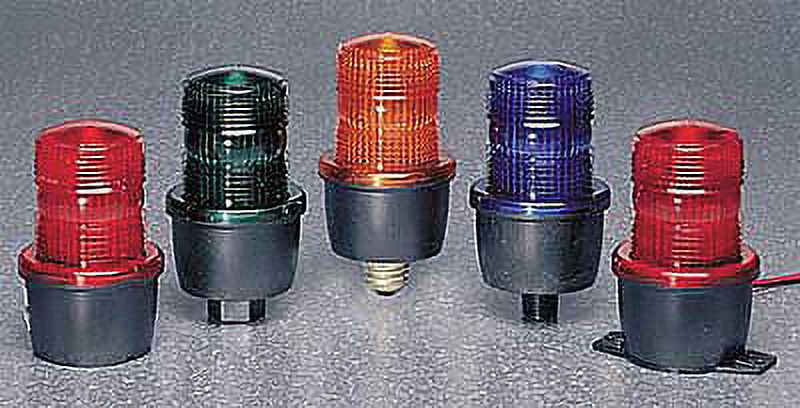 Federal Signal Low Profile Warning Light,Strobe,Blue  LP3P-120B