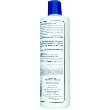 Mane'n Tail Herbal Gro Shampoo 12 oz (Pack of 2)